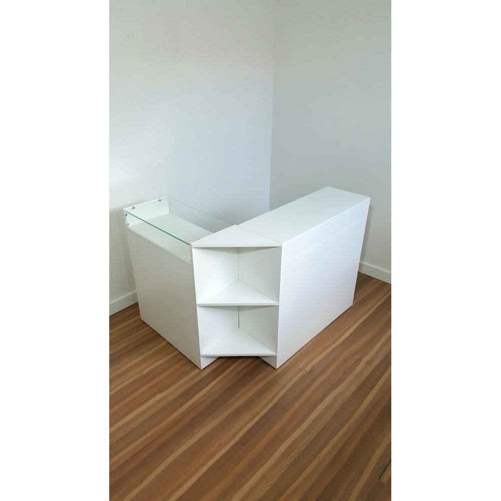 Balcão em L sem Rodas 114x94 Estilo e Funcionalidade para Qualquer Ambiente
