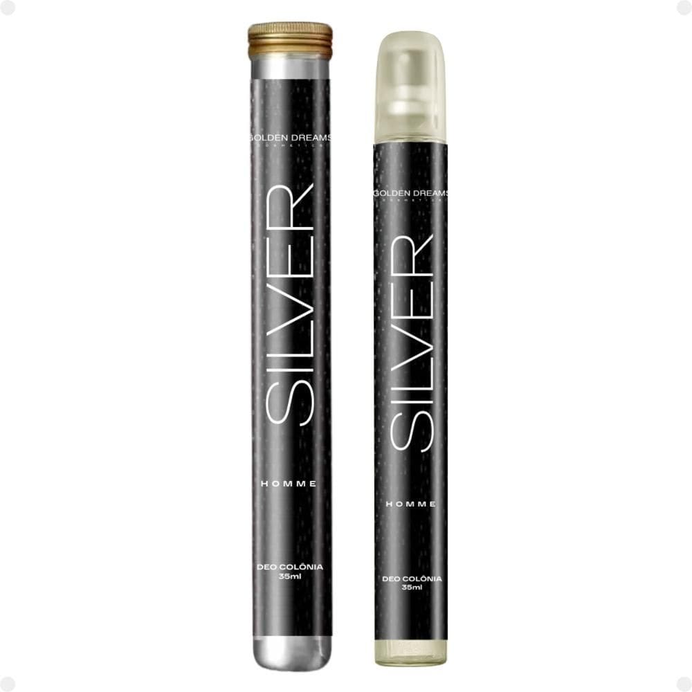 Deo Colônia Golden Dreams Homme Silver 35ml