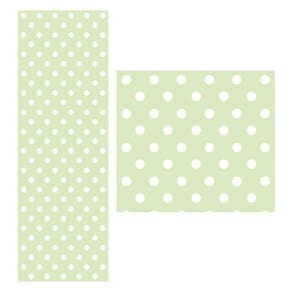 Papel De Parede Adesivo Bolinha Verde Grande 1,5 Metros O Rolo Np361