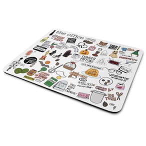 Mouse Pad Geek Icons Moments White - The Office
