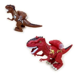 Dinossauro T-Rex Luzes Intermitentes E Fumaça: Brinquedo Que