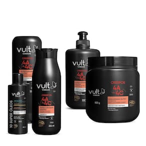 Kit Vult Cabelos Crespos Ondulados Cachos (5 Produtos)
