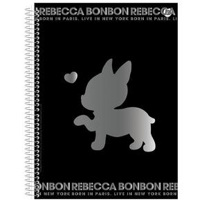 Caderno Univ. 80 Folhas Rebecca Bonbon Capa 4 - Animativa