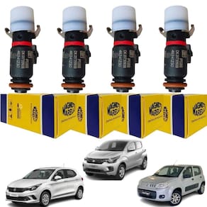 4 Bicos Injetores Fiat Uno Mobi Argo 1.0 3Cc Ipe088 Magneti