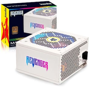 Fonte 750W Reais 80 Plus Bronze Revenger Branca Pfc Ativo