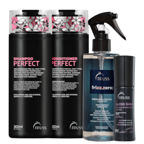 Kit TRUSS Mais Brilho Menos Frizz (4 Produtos)