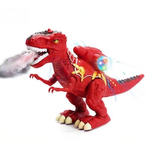 Dinossauro T-Rex Luzes Intermitentes E Fumaça: Brinquedo Que