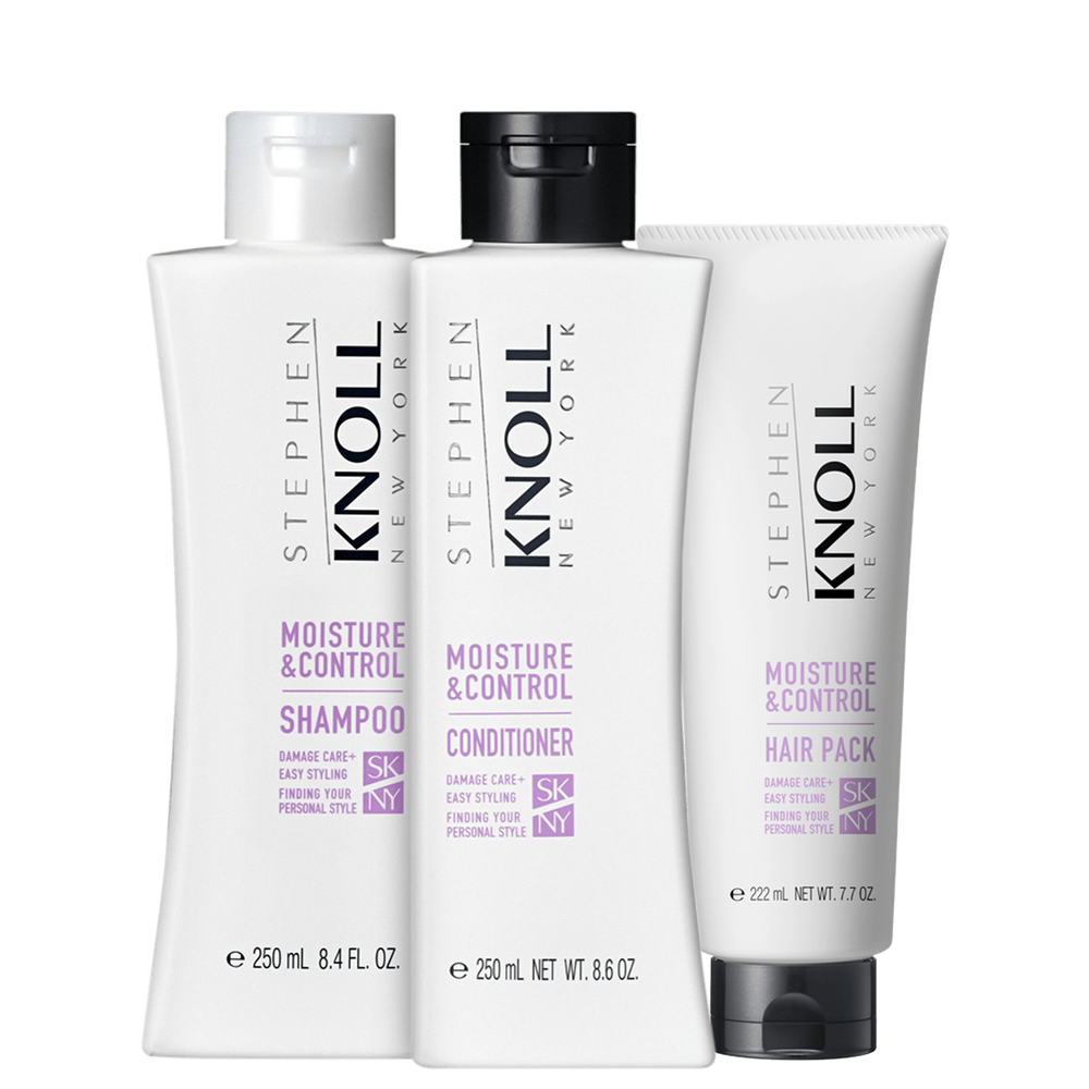 Kit Stephen Knoll Moisture & Control Plus (3 Produtos)