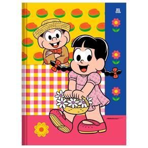 Caderno Brochurão Escolar 80Fl Chico Bento Rosinha Animativa