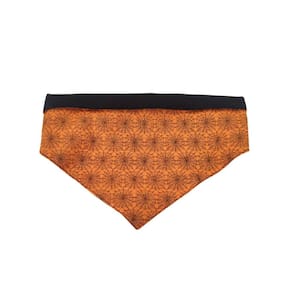 Bandana Halloween Temática Teias De Aranhas Cães Tam Gg