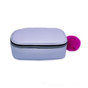 Estojo Box Baú Com Elástico Jumbo Prada Azul Fizz