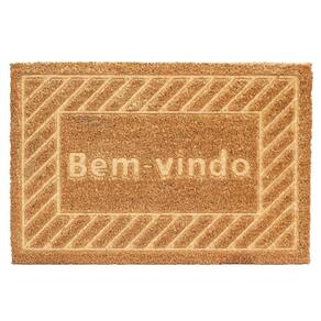 Capacho Fibra De Coco Bem Vindo Tradicional Tuut 40X60