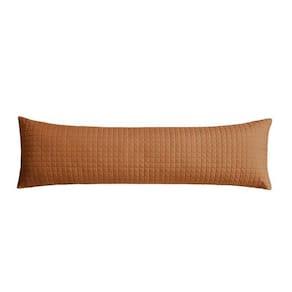 Porta Travesseiro Poliester Hug 40X130Cm Canela Lavive