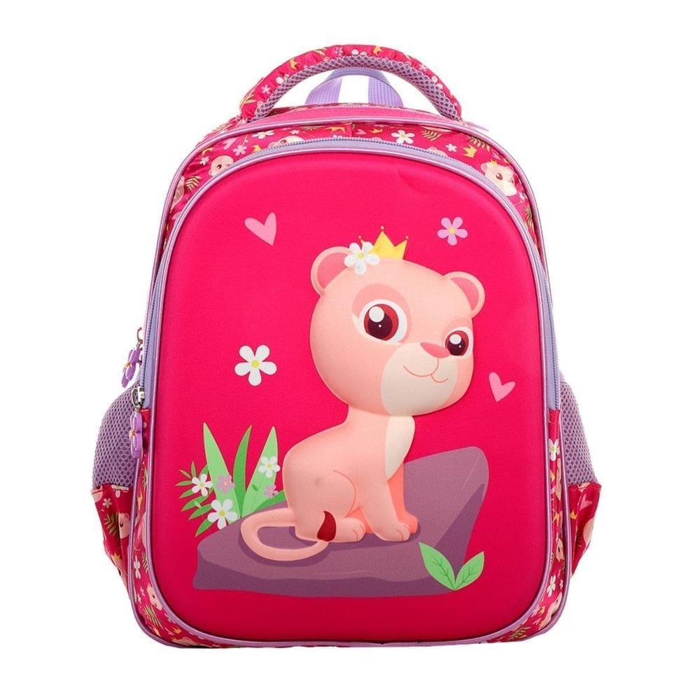 Mochila De Costas 14 Leoa 3D Infantil Escolar Passeio