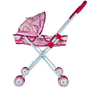 Carrinho De Boneca Bebe Berço Brinquedo Divertido Castela