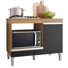 Balcão Cooktop Carla 105cm com 1 Porta - AJL Móveis
