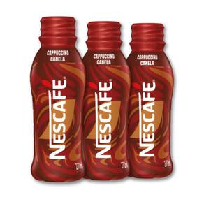 Cappuccino Com Canela Nescafé Gelado Kit 3 Unidades De 270Ml