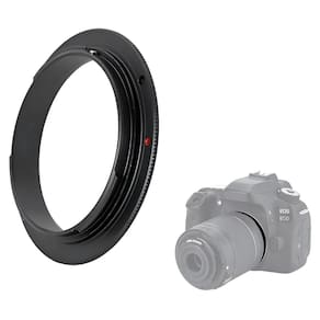 Adaptador Reverso 62Mm Para Lentes E Câmeras Canon Eos