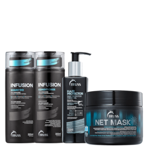 Kit TRUSS Infusion Net Mask Hair Protector (4 Produtos)