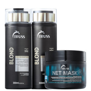 Kit TRUSS Blond + Net Mask Trio de Cuidados (3 Produtos)