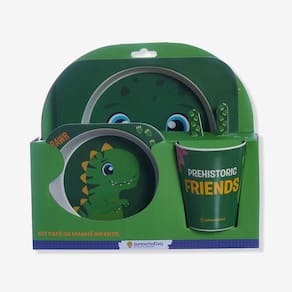 Kit Alimentação Infantil Dinossauro Zonacriativa