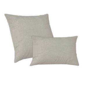 Kit Capas Almofadas 50x50 e 30x50cm Suede Glamour Bege