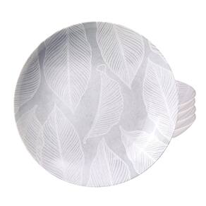 Jogo Kit 4 Pratos Fundo 21Cm Porcelana Tramontina Arbo Sopa