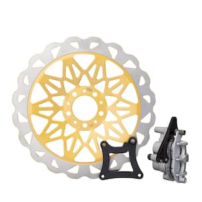 Disco C/ Caliper De Freio Dianteiro Gp7 Cg 150 09/15 320mm D [F016]