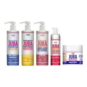 Kit Widi Care Juba Cond+Sh+Creme Pentear Encarac+Masc+Mousse