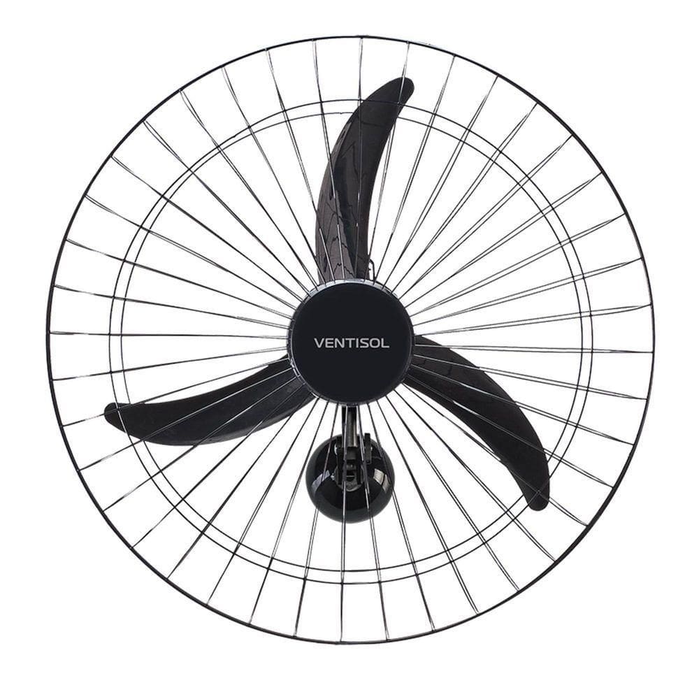 Ventilador De Parede Ventisol New Premium 60cm Preto 127V
