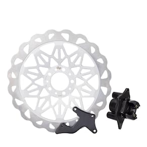 Disco C/ Caliper De Freio Dianteiro Gp7 Cg 150 04/08 320mm P [F016]