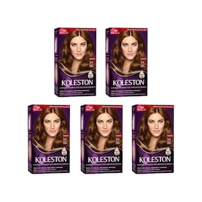 Coloraçao Koleston 54 Castanho Dourado Acobreado-Kit C/5Un