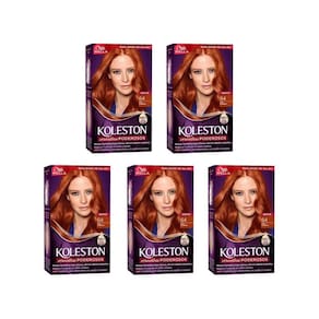 Coloraçao Koleston 64 Acaju Acobreado-Kit C/5Un