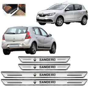 Soleira De Porta Platinum Sandero Todos 2008 A 2025 Prata