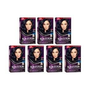 Coloraçao Koleston 28 Preto Azulado - Kit C/7Un
