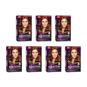 Coloraçao Koleston 54 Castanho Dourado Acobreado-Kit C/7Un