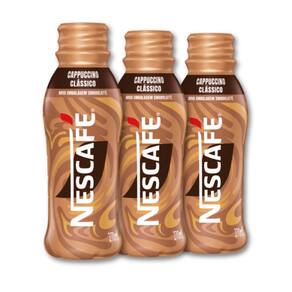Cappuccino Nescafé Gelado Pronto Para Beber Kit 3 Un 270Ml