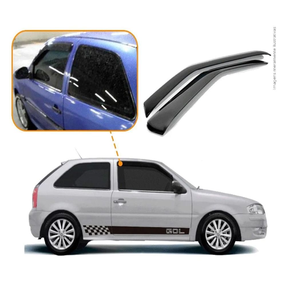 Calha De Chuva Vw Gol 2 Portas A 2014