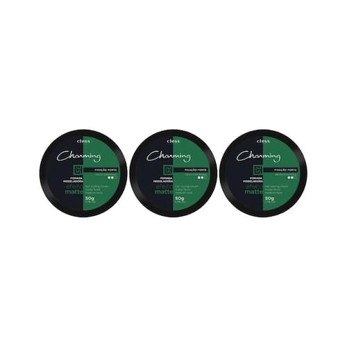 imagem-Pomada Capilar Charming 50G Forte Efeito Matte-Kit C/3Un