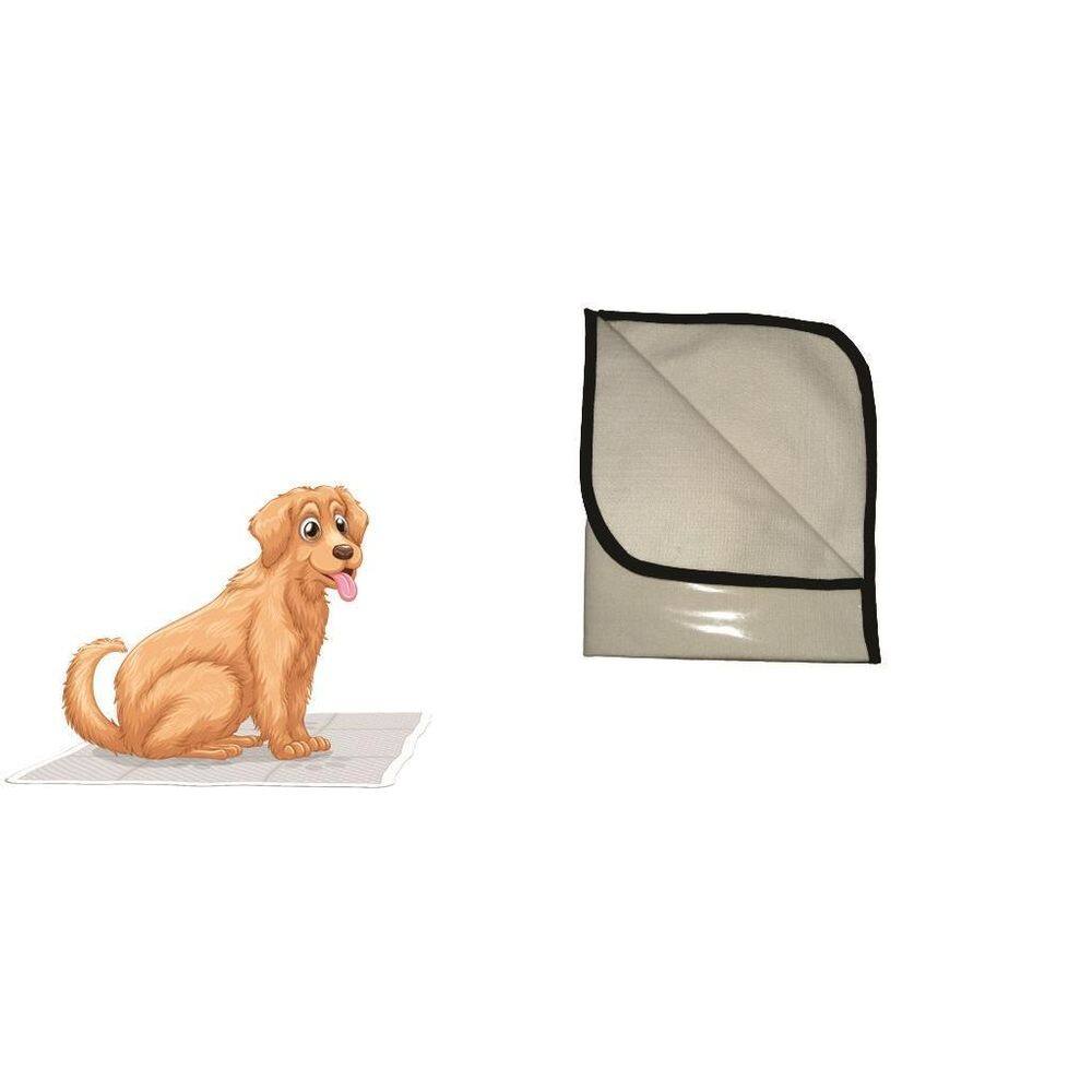 4 Tapetes Higiênicos Lavável, Canino Cães Cachorro 90X100 G