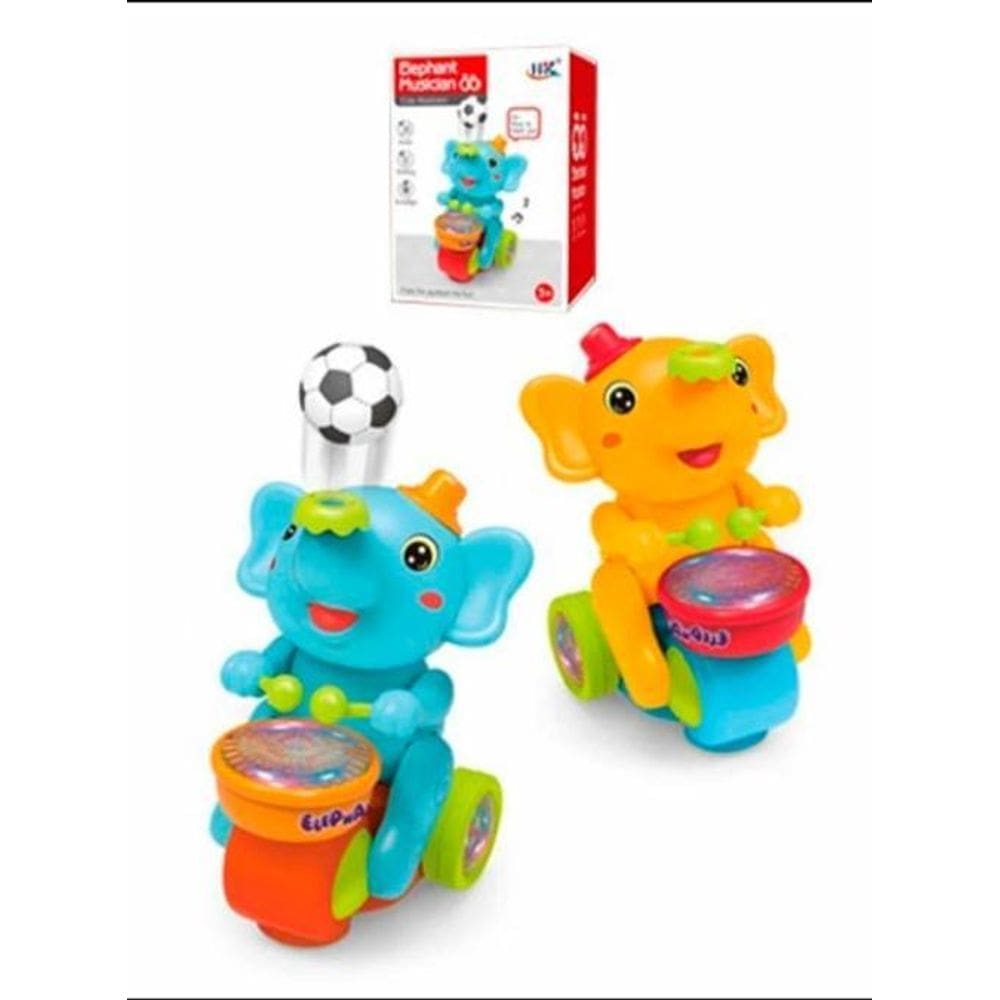 Elefante Brincalhão Com Luzes, Sons E Bola