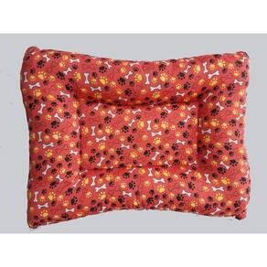 Colchonete Pet Confortável E Maleável - Vermelho Estampado M