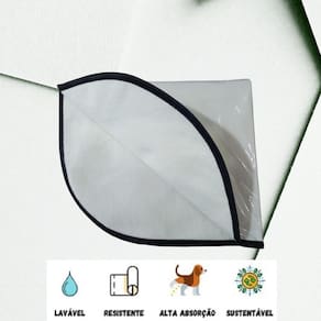 Tapete Lavável Cachorro, Tamanho M, 60 X 80 Cm, 05 Unidades.