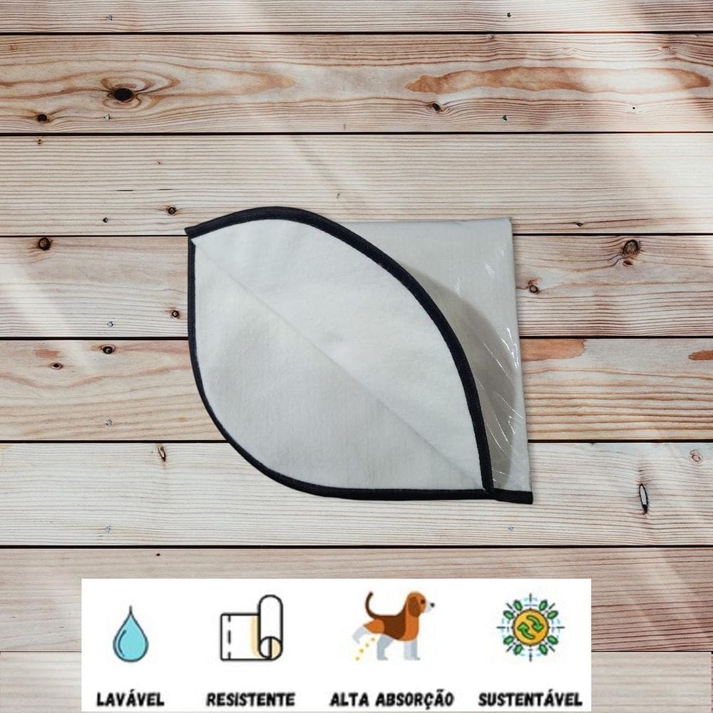 Kit 3 Tapetes Higiênicos Lavável P, Para Caes/ Pet