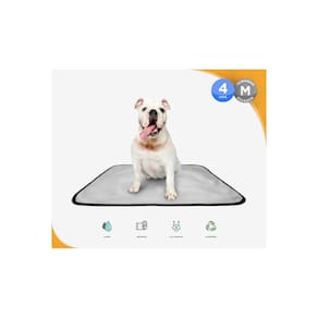 Kit Tapetes Higiênico Lavável Super Absorção, 4 M, 60X80 Cm