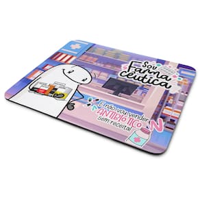 Mouse Pad Flork Profissões - Sou Farmacêutica
