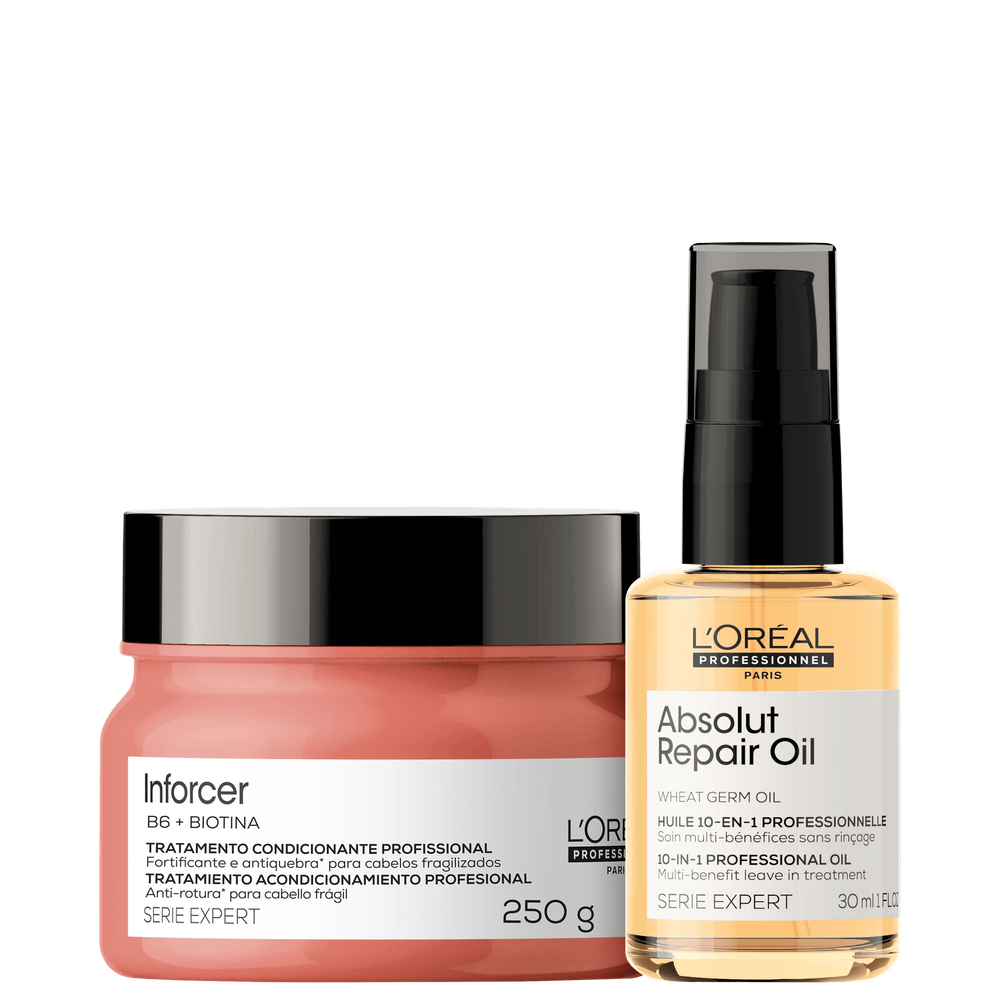 Kit L`Oréal Professionnel Serie Expert Inforcer Duo Care (2 Produtos)