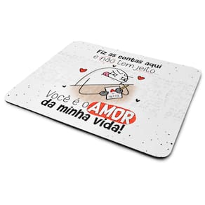 Mouse Pad Flork Namorados - Você é o amor da minha vida!