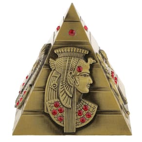 Mini Pirâmide Estátua Egito Decoração Escultura Enfeite Meta