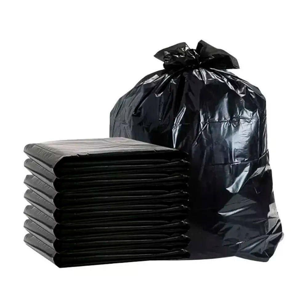 Saco Lixo 100l Reforçado Preto Com 40 Unidades Jjl Plastic Preto